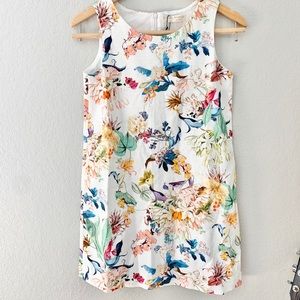 Zara | Girls Floral Tank Top Tunic Dress